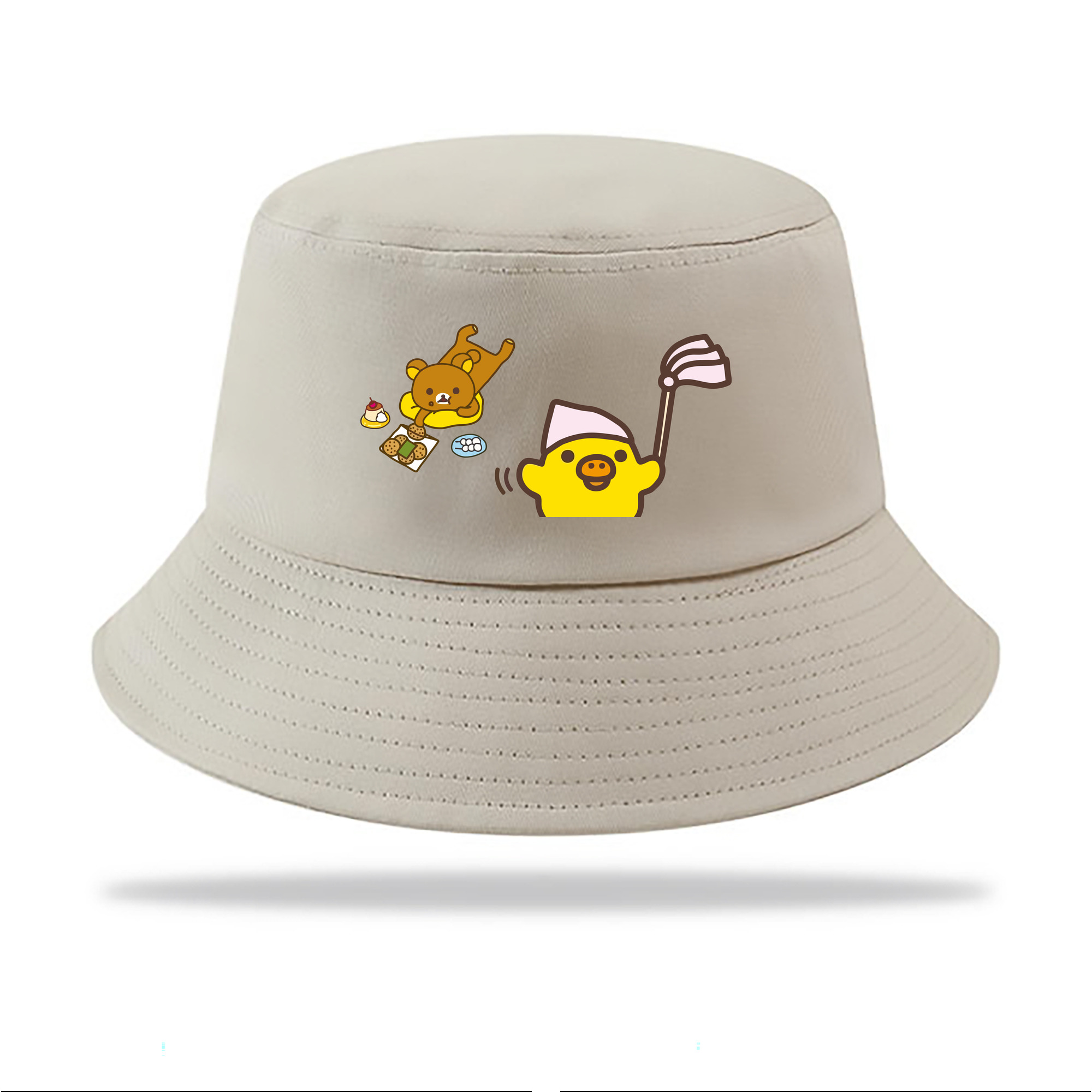 （画像用） リラックマ リラックマ キイロイトリ Rilakkuma Korilakkuma Kiiroitori アウトドア日除けバケットハット